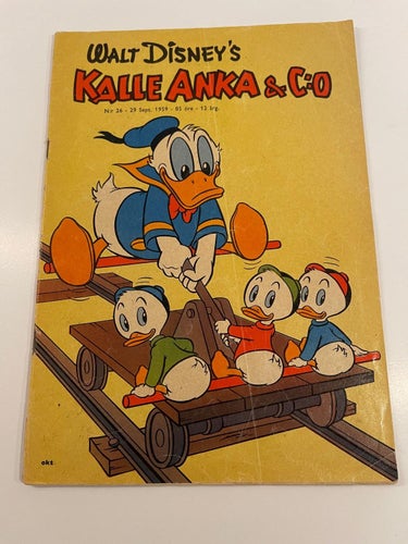 Walt Disney´s Kalle Anka & C:o , Nr 26   - 1959