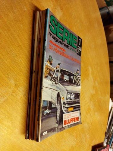 Samling Seriemagasinet 1987 flera nummer 7 styck