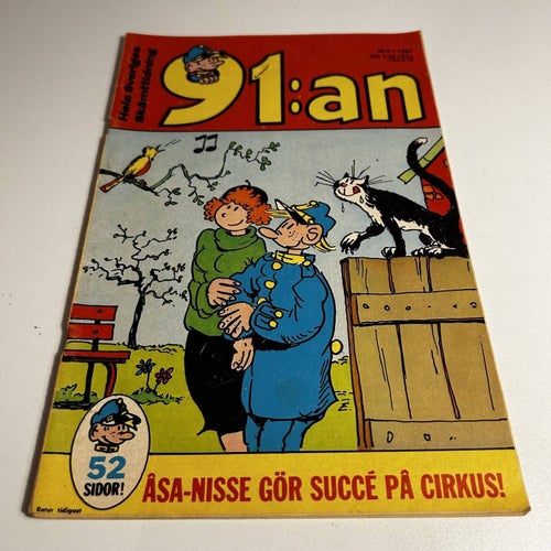 91:an nr 5 1967 (med bilaga), fint skick! VG+