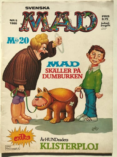 MAD - 1980:5 FN-VF med klistermärken