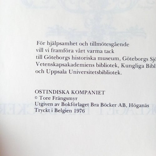 Ostindiska Kompaniet av Tore Frängsmyr, 1976