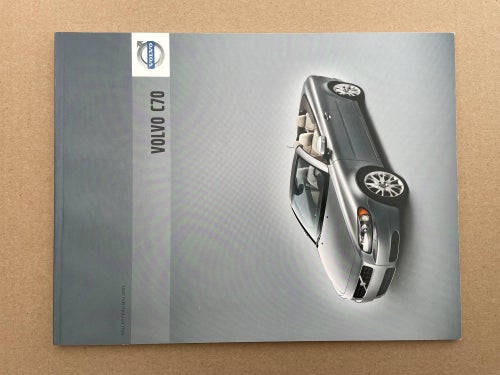 VOLVO Försäljningsbroschyr C70 Cabriolet 2008
