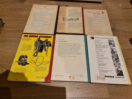 6 st Barn stjärndeckarna Mount Ewerest Jules verne cowboy Kurre karamellbilen
