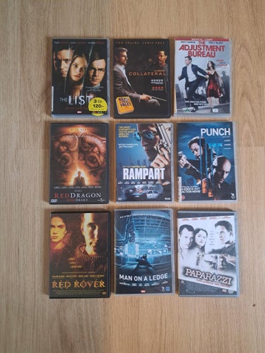 DVD-filmer: 9 Thrillers
