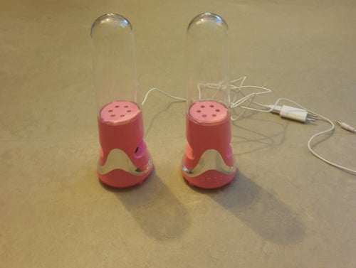 Fynd!Bluetooth Fountain Högtalare med Ljusshow.Rosa