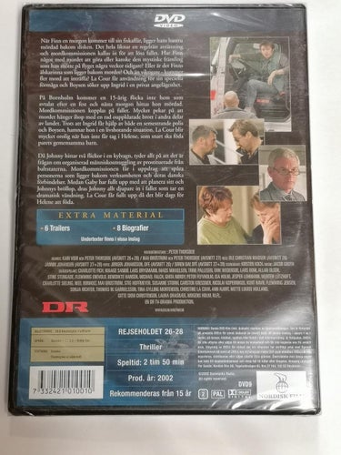 DVD Mordkommissionen Nr. 9 Rejseholdet 26-28 INPLASTAD