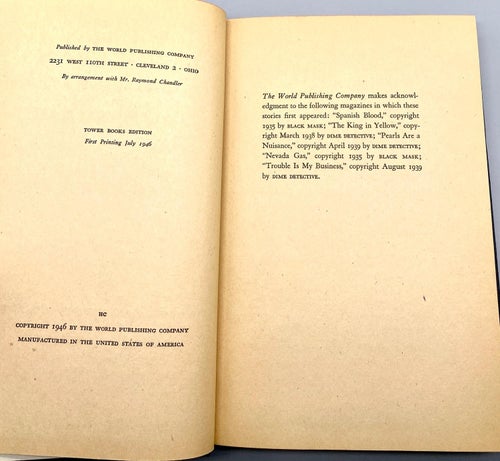 Spanish Blood - A Collection of Short stories av Raymond Chandler (Engelsk Crim)