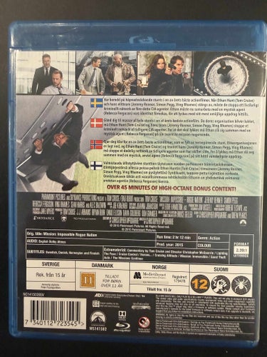 Mission: Impossible Rogue Nation (Blu-Ray)