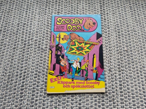 *SÄLLSYNT* Scooby Doo Nr 5 1981 komplett med spökslottet