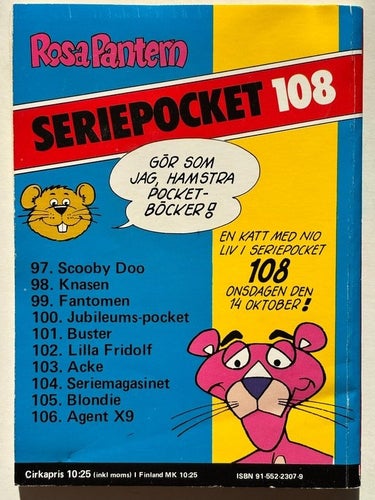 Serie-Pocket 107 - Helgonet. VG-FN