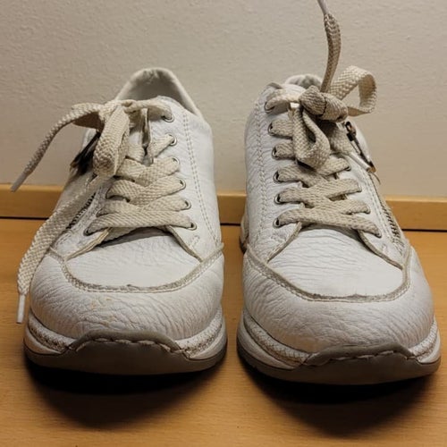 Rieker Sneakers i Läder med Dragkedja – Storlek 36