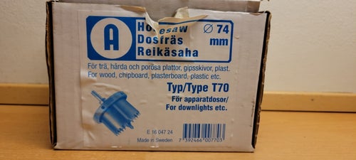 Dosfräs A-Collection T70 – Ø 74 mm