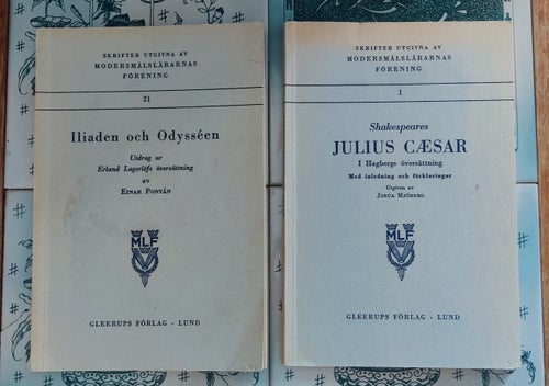 Bokpaket: Julius Cæsar (1951) & Iliaden och Odysséen (1956) MLF