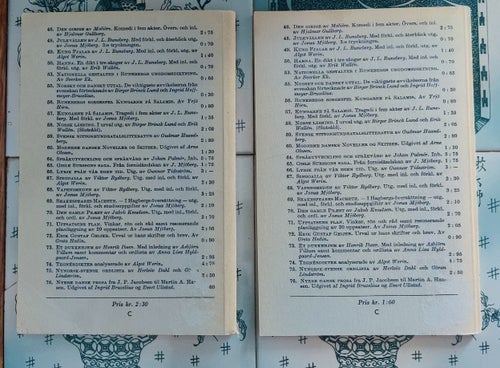 Bokpaket: Julius Cæsar (1951) & Iliaden och Odysséen (1956) MLF