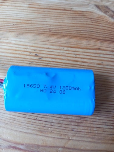 18650 7.4V 1200mAh Batteri