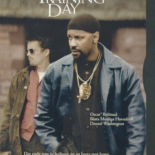TRAINING DAY-DENZEL WASHINGTON-1st UPPLAGA! (SVENSKT TEXT )