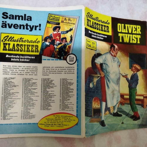 Illustrerade Klassiker nr 134 Oliver Twist - Charles Dickens. Very Fine
