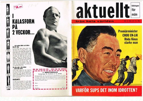 AKTUELLT 1962 Nr 37 Chou En-Lai Claudia Cardinale. Bood: Örjan Martinsson