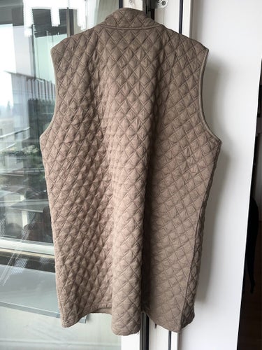 Ny quiltad väst från SUNDAY strl 2XL med krage & hög hals polo