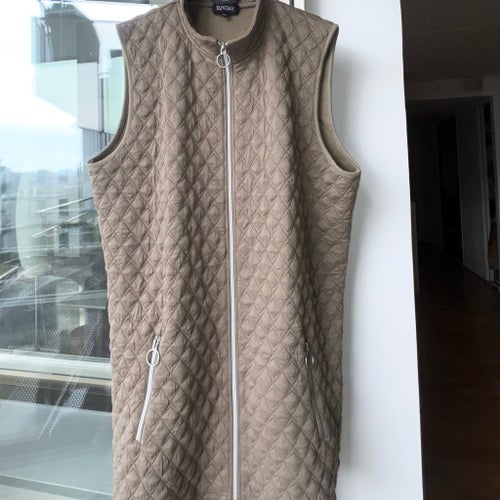 Ny quiltad väst från SUNDAY strl 2XL med krage & hög hals polo