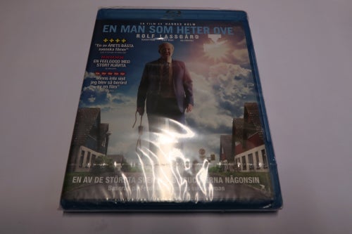 En man som heter Ove (Blu-ray) OBS! NY, INPLASTAD