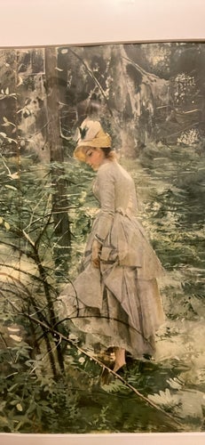 Akvarell Anders Zorn ”Törnsnåret” inramad av auktoriserad rambutik