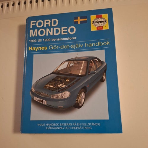 Ford Mondeo Haynes Gör-det-själv handbok 1993 till 1999 bensinmotorer