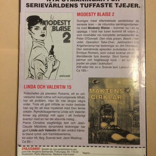 Agent X9 nr 11 från 1994