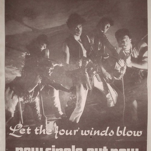 TENPOLE TUDOR - LET FOUR WINDS BLOW, STIFF RECORDS STOR TIDNINGSANNONS 1982