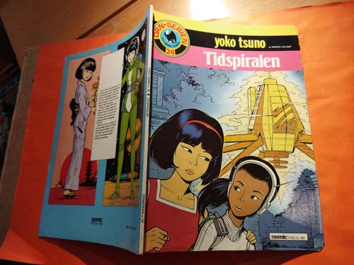 Örnserien 24 Yoko Tsuno Tidspiralen. Tryckt 1984. Very Good plus