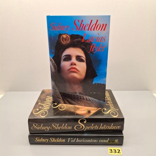Sidney Sheldon x3 Bokpaket med hårdpärm - Se bilder för titlar