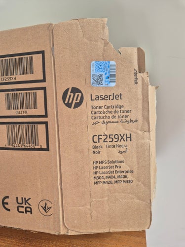 HP CF259XH (59X) Svart Toner - Original - Oanvänd - LaserJet M304/M404/M428