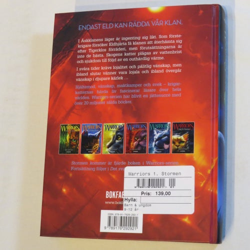 WARRIORS Stormen Kommer av Erin Hunter, 2008