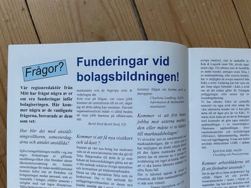 Nätbyggaren - Swedia Networks tidning, 1998 nr 6 - 9.