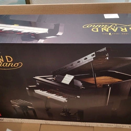 Ny och obruten LEGO Ideas 21323 Grand Piano, Flygel