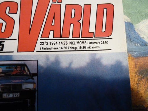 TEKNIKENS VÄRLD, 22/02 1984, NR 5,