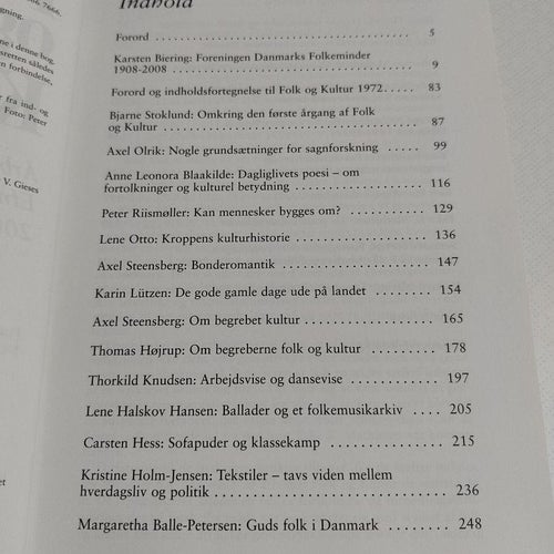 Folk og Kultur 2008 (inb) Årbog for Dansk Etnologi og Folkemindevidenskab