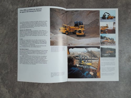 Broschyr Volvo BM Entreprenadmaskiner