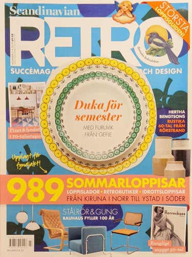 TIDNING. Scandinavian Retro, Nr 3 2019.