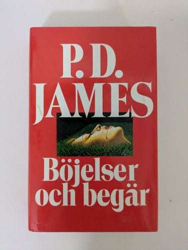 Böjelser och begär - P.D. James (1989) - inbunden