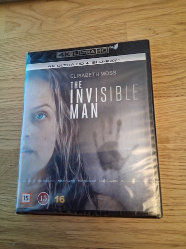 The invisible man. 4K Ultra HD. Inplastad Blu-ray