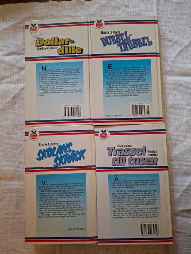 Bokpaket 4st Bruno & Boots - Gordon Korman (Disneys Bokklubb / Richter)