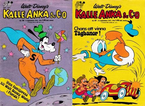 Kalle Anka & C:o, nr 36 & 37 1973