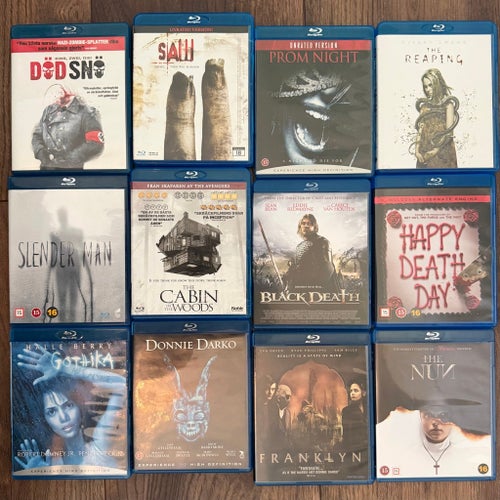 Parti Blu-Ray Filmer! Horror! Skräck! Zombies! Splatter!