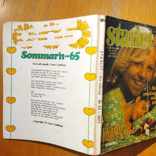 Starlet 1977 nr 25 Landslaget. Lässkick