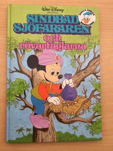 SINBAD SJÖFARAREN och rövarfåglarna - Kalle Ankas bokklubb - Walt Disney