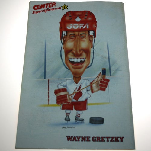 Centerserien - 1989 - NR 1 - Poster, Pekka Lindmark. Stjärna Wayne Gretzky.