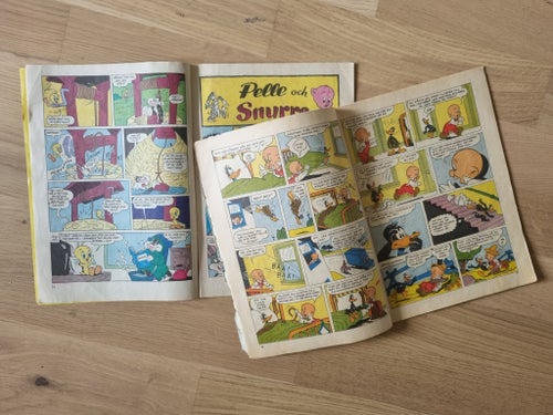Daffy nr 8 år 1968 samt 18 sept 1960 | vintage retro serietidningar