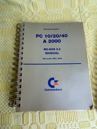 Commodore PC User Manual