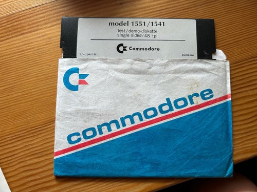 Commodore 1551/1541 Test/Demo-diskett